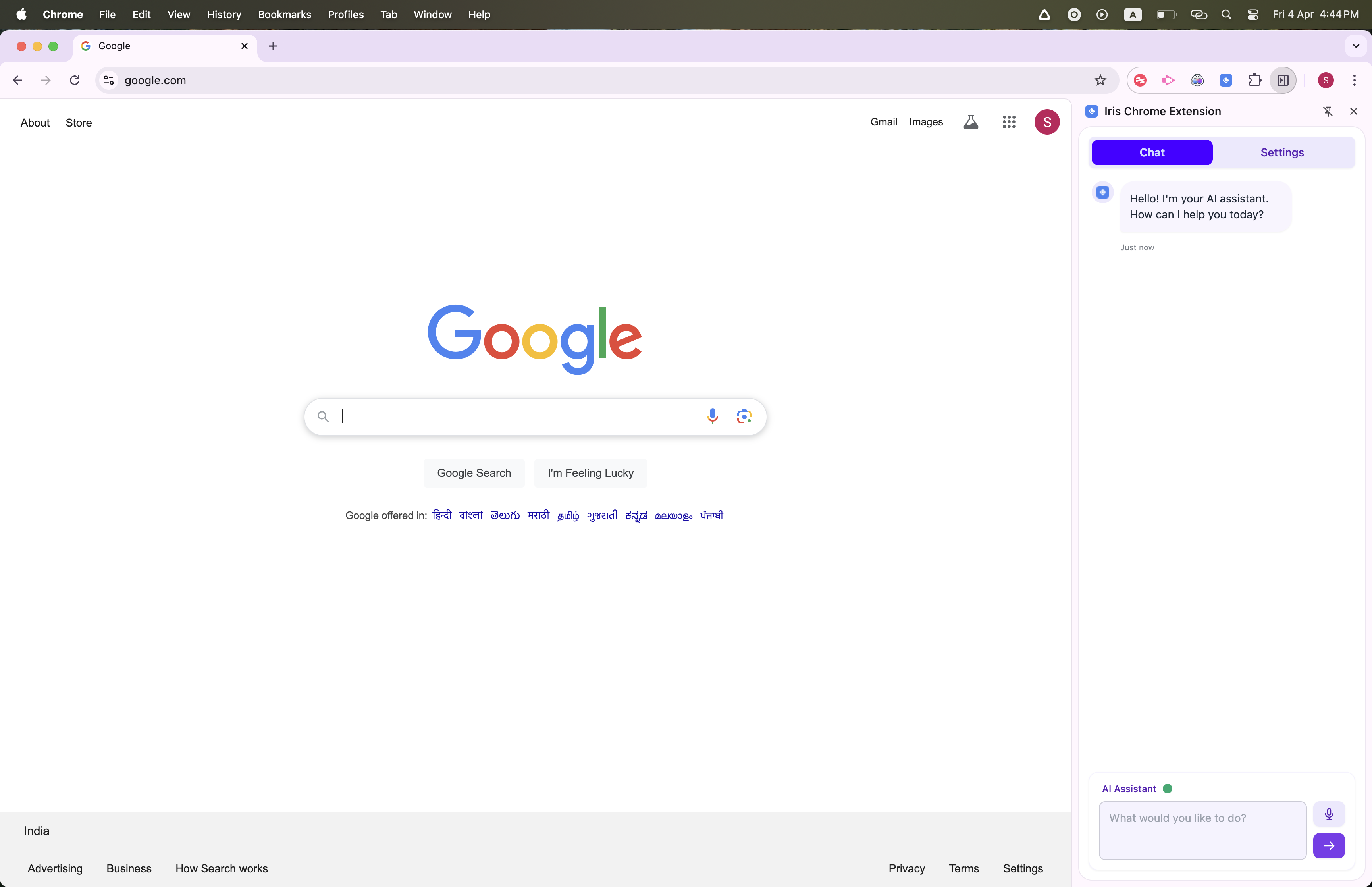 Chrome Extension Screenshot